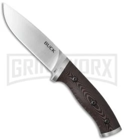 Buck Knives Buck Selkirk Micarta Fixed Blade Knife - Satin Plain