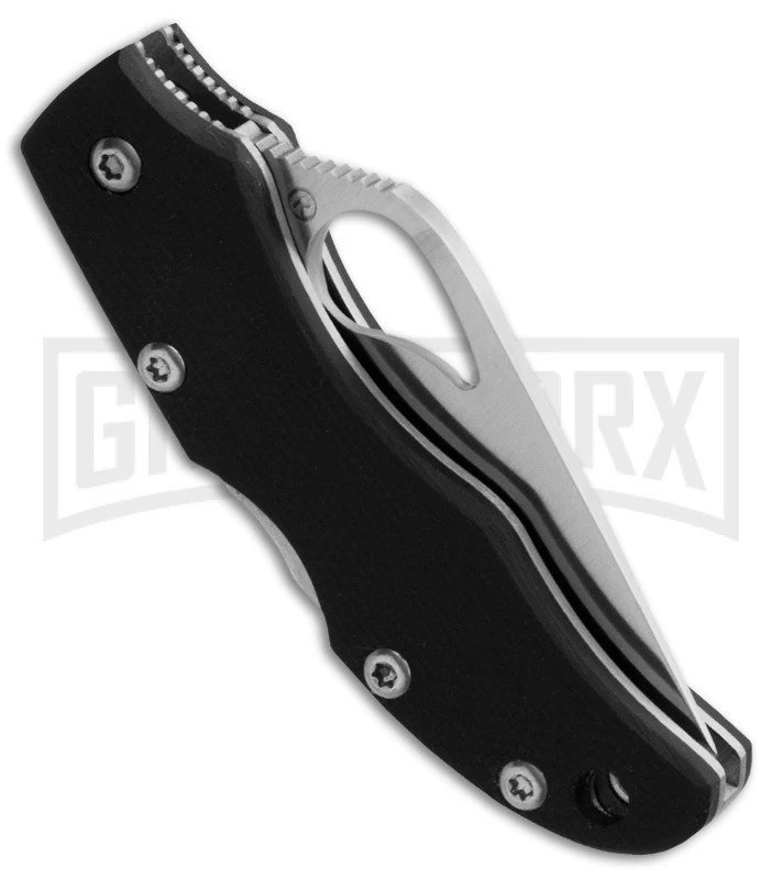 Byrd Finch2 Black G-10 Folding Knife - Satin Plain 2 Byrd Finch2 Black G-10 Folding Knife - Satin Plain - Image 2