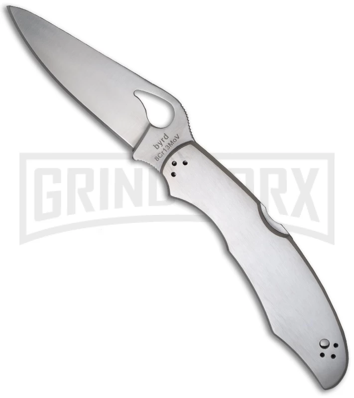 Byrd Cara Cara 2 Stainless Steel Knife - Satin Plain 1 Byrd Cara Cara 2 Stainless Steel Knife - Satin Plain
