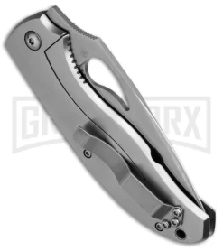 Byrd CatByrd Stainless Steel Folding Knife - Satin Plain 5 Byrd CatByrd Stainless Steel Folding Knife - Satin Plain -Knives Sale Online Shop byrd knife by18p caybyrd BHQ 36637 dl side large