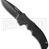 Cold Steel Recon 1 Folding Knife - Spear Point Black Plain