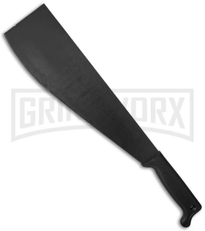 Cold Steel Heavy Machete Fixed Blade Knife - Black Plain 1 Cold Steel Heavy Machete Fixed Blade Knife - Black Plain