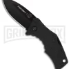 Cold Steel Micro Recon 1 Spear Point Folding Knife - Black Plain