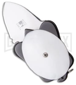 CRKT Ashworth Turtle 5900W Folding Knife Pearlescent White (1" Plain)