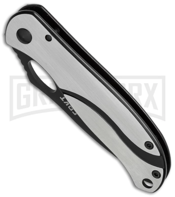 CRKT Pazoda Black Folding Knife - Black Serr 2 CRKT Pazoda Black Folding Knife - Black Serr - Image 2
