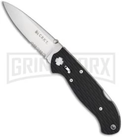 CRKT Lake 111-Z Folding Knife - Satin Serr
