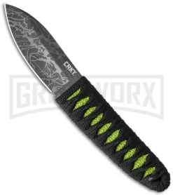 CRKT Akari Fixed Blade Knife - Gray Plain