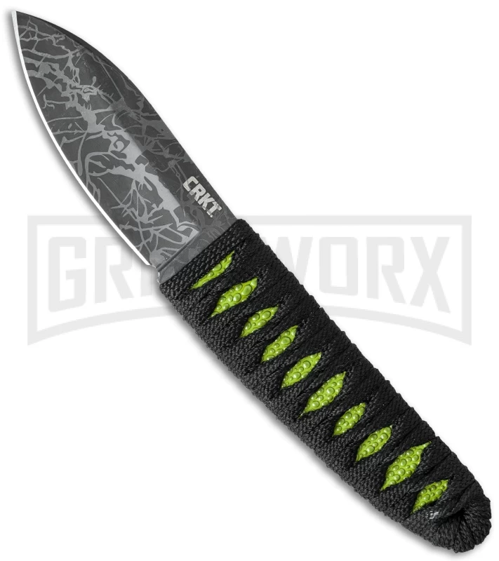 CRKT Akari Fixed Blade Knife - Gray Plain 1 CRKT Akari Fixed Blade Knife - Gray Plain