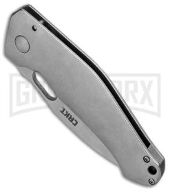 CRKT Burnley Buku Frame Lock Knife - Satin Plain -Knives Sale Online Shop crkt buku 2460 back dl large