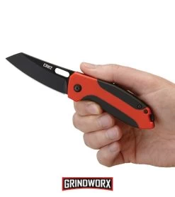 CRKT Burnley Sketch Black/Red Wharncliffe Liner Lock Folding Knife - Black Plain -Knives Sale Online Shop crkt burnley sketch wharncliffe 2430 BHQ 71241 dl hand large