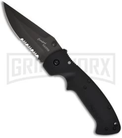 CRKT Crawford Kasper Folding Knife - Black Serr