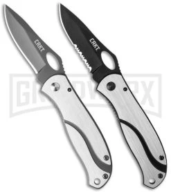 CRKT Pazodas Combination Pack Set - Plain & Serrated Knives