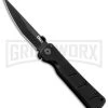 CRKT Shizuka Noh Ken Black G-10 Frame Lock Knife - Black Plain