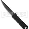 CRKT Yukanto Fixed Blade Knife - Black Plain