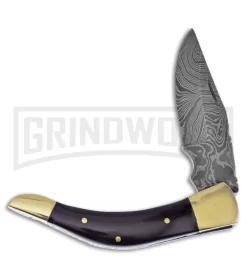 Frost Cutlery Chipaway Folding Hunter Buffalo Horn Pocket Knife