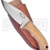 Frost Cutlery Chipaway Skinner Olive Wood Fixed Blade Knife - Satin Plain