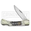 Frost Cutlery Ocoee River Rack Attack Brown Stag Lockback Knife