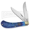 Frost Cutlery Ocoee River Saddlehorn Blue Jigged Bone Pocket Knife