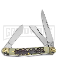 Frost Cutlery Ocoee River Stockman Stag Pocket Knife