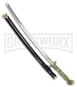 Frost Cutlery Skeleton Katana Tan Polymer - Satin Plain