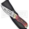 Frost Cutlery Steel Warrior Alabama 17 Champ Red Bone Fixed Blade Knife - Mirror