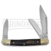 Frost Cutlery Steel Warrior Wrangler Black Buffalo Horn Pocket Knife