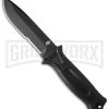 Gerber StrongArm Black Polymer Fixed Blade Knife - Black Serr