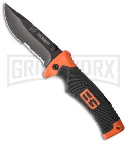 Gerber Bear Grylls Survival Folding Knife - Gray Serr
