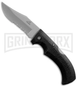 Gerber Gator Clip Point Folding Knife - Bead Blast Serr