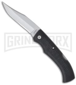 Gerber Gator-Mate Black GFN Pocket Knife - Bead Blast Plain