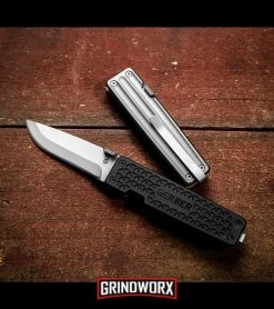 Gerber Pocket Square Black GFN Liner Lock Knife - Satin Plain -Knives Sale Online Shop gerber pocket square ali 30 001363 BHQ 67408 blk 30 001362 BHQ 67409 dl large