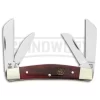 Hen & Rooster Congress Brown Bone Pocket Knife
