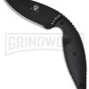 Ka-Bar Large TDI Law Enforcement Fixed Blade Knife - Black Plain