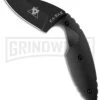 Ka-Bar Small TDI Law Enforcement Fixed Blade Knife - Black Plain