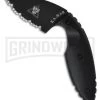 Ka-Bar Small TDI Law Enforcement Fixed Blade Knife - Black Serr
