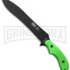 Ka-Bar War Sword Zombie Killing Fixed Blade Knife - Black Plain