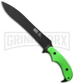 Ka-Bar War Sword Zombie Killing Fixed Blade Knife - Black Plain