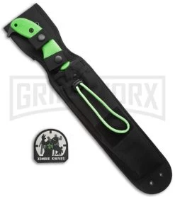 Ka-Bar War Sword Zombie Killing Fixed Blade Knife - Black Plain -Knives Sale Online Shop ka bar zombie 02 1507 sheath large