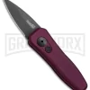 Kershaw Launch 4 Purple Automatic Knife CA Legal - Black Plain