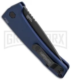 Kershaw Launch 3 Blue Automatic Knife - Black Plain 5 Kershaw Launch 3 Blue Automatic Knife - Black Plain -Knives Sale Online Shop kershaw launch auto 3 black dlc blue side cm large