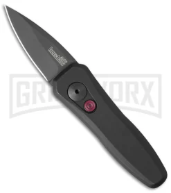 Kershaw Launch 4 Black Automatic Knife CA Legal - Black Plain