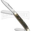 Klaas Transmit Large Stockman Brown Ram's Horn Pocket Knife