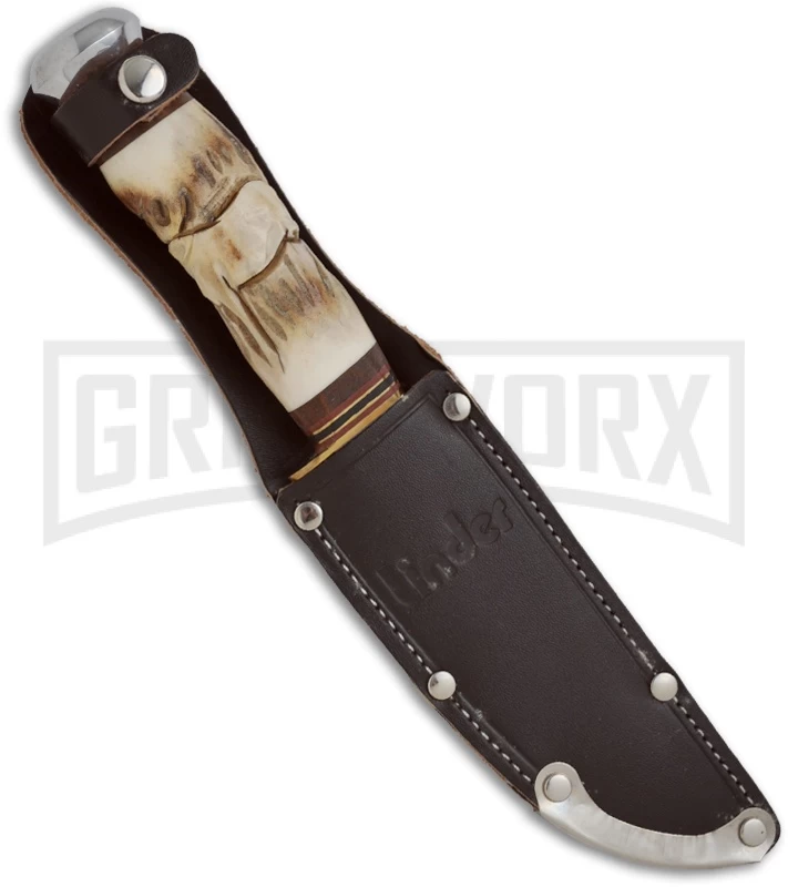 Linder Traveler Bowie Medium Fixed Blade Knife - Satin Plain 2 Linder Traveler Bowie Medium Fixed Blade Knife - Satin Plain - Image 2