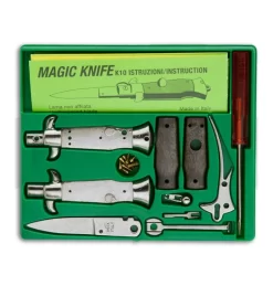 SKM 4" Sim Wood Italian Stiletto Keychain Kit