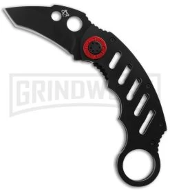 Mantis MK-2 Cinq 2 Karambit Folding Knife - Black Plain