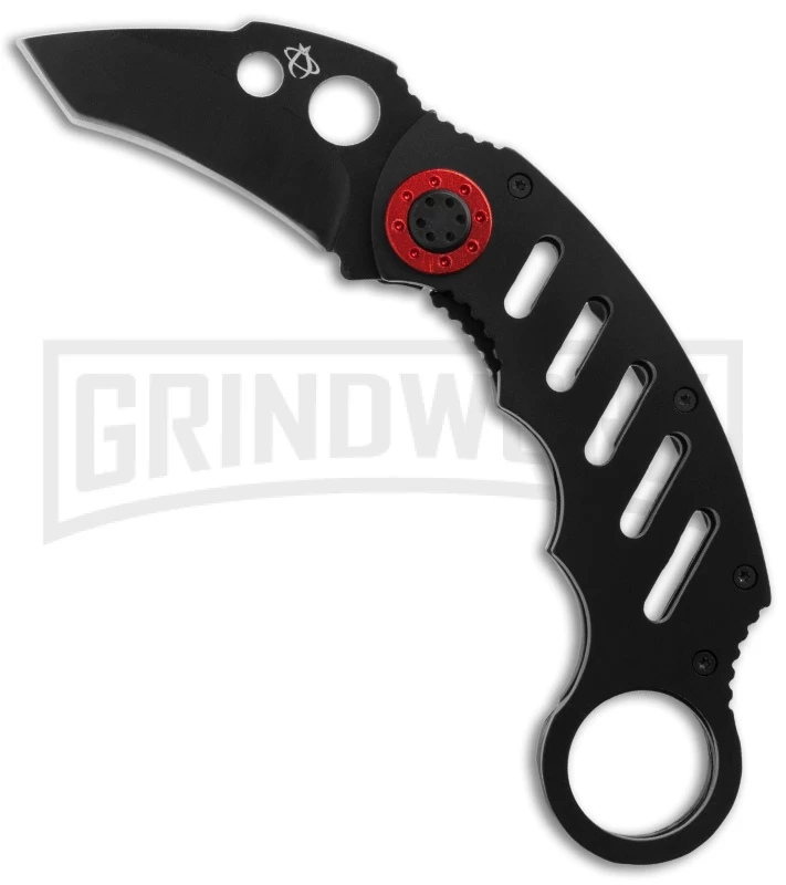 Mantis MK-2 Cinq 2 Karambit Folding Knife - Black Plain 1 Mantis MK-2 Cinq 2 Karambit Folding Knife - Black Plain