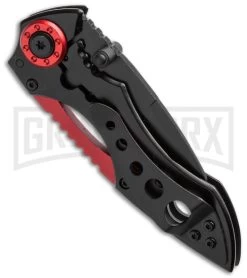 Mantis MR-1 Isosceles Frame Lock Knife - Black Plain -Knives Sale Online Shop mantis knives mr 1 side large