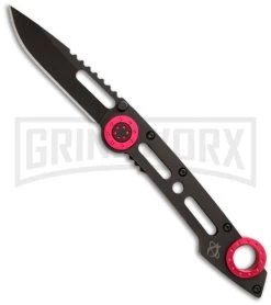 Mantis T-5 Monacoe Folding Knife - Black Plain