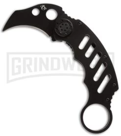 Mantis MK-IVX Midnight Karambit Knife - Black Plain