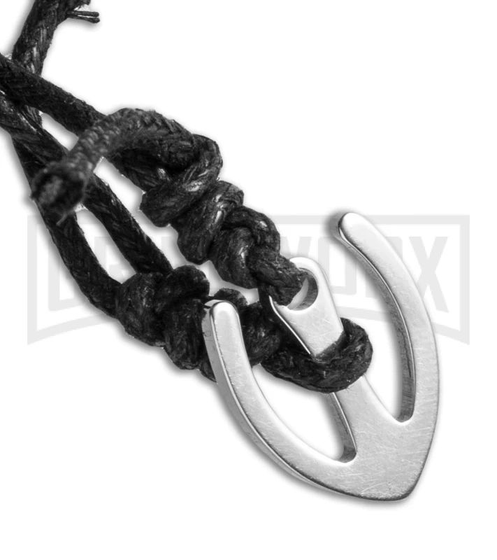 Mantis MK14pbp Vicious Circle Black Pearl Folding Neck Knife - Satin Plain 4 Mantis MK14pbp Vicious Circle Black Pearl Folding Neck Knife - Satin Plain - Image 4